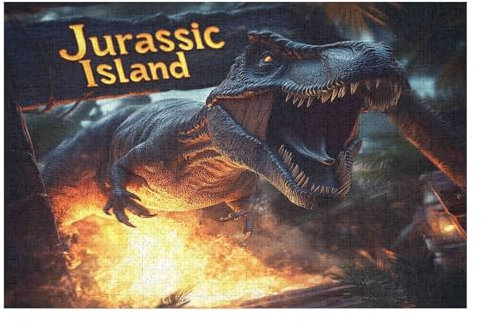 Jurassic World 1000 Pieces Paper Puzzle for Adults and Children from 12 Years Unisex25 50x70cm Fds421