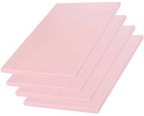 DECORNIJIA 4 Stück Gummi-Ziegel-Stempel Stempel Aus Ton Für Schnitzblöcke Herstellung Handgeschnitzte Gummisteine Kautschukmaterial Multifunktions-gummiblöcke Tragbare Stempel Rosa