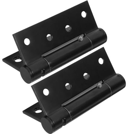 SHINEOFI Automatischer TüRschließEr TüRscharnier SelbstschließEnd Aluminiumlegierung Leise Soft Close FüR Holz- Und StandardtüRen FensterläDen Und Schuppen