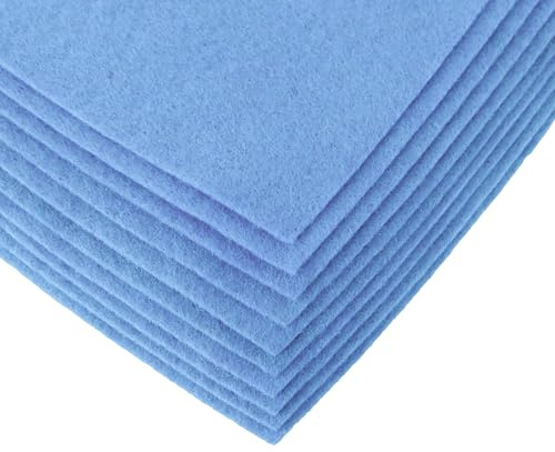 maDDma Bastelfilz Bögen 10er-Pack Flex Filz DIN A4, Stärke 1,5-2mm, Filzplatte, 50 Farben