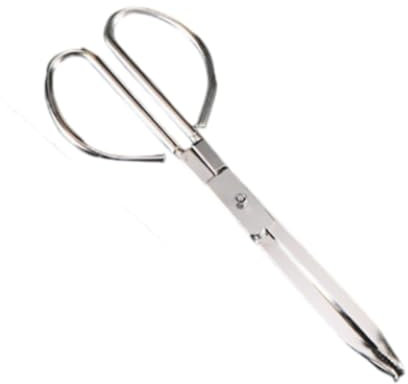 Harilla Pinze per Legna Da, Pinze per Legna Da in Acciaio Inossidabile, Pinze per Legna Da Resistenti per Cucina, Picnic, Barbecue, Escur, Lunghezza 30 Cm