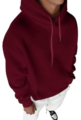 Oanviso Hoodie Herren Loose Fit Kapuzenpullover Sweatshirt Herbst Winter Kapuzenpulli Sport Jogging Pullover Mit Kapuze