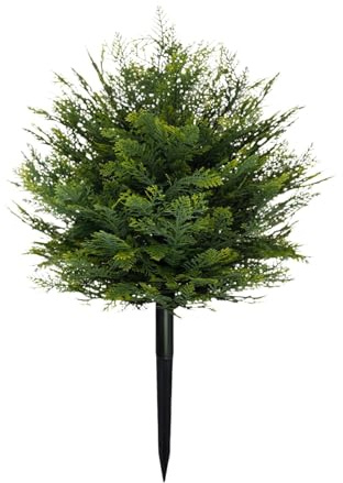 LeeQinersw Künstlicher Baum mit Erdspieß für Landhaus Pflanzgefäße, Drinnen Und Draußen