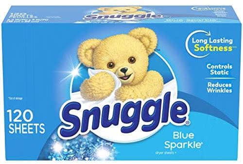 Snuggle - Fogli ammorbidenti per asciugatrice, 120 pezzi, colore: blu brillante
