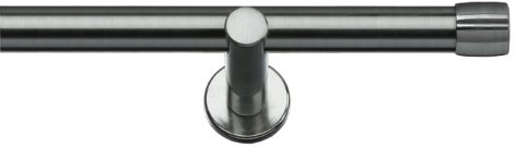 Dekobase Gardinenstangen Set 1 läufig, 20 mm Ø, Andrax, 180 cm