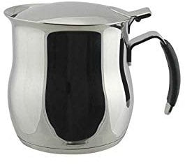 Ilsa 0082 A10 Kaffeekanne, Silikon, 1 Liter, Silber/Schwarz
