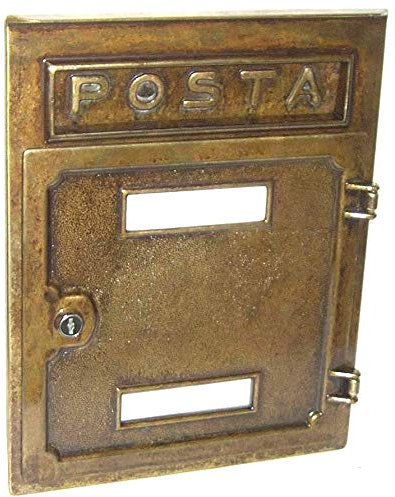 Fabris Uber Guichet pour collecte courrier lettres incassable laiton bruni Made en Italy garantie de qualité '