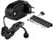 Goobay 59034 Universal Netzteil 5V - 15V max. 36 W Netzgerät mit Adapter 2x Klinkenstecker & 6x DC-Stecker 3000 mA Steckernetzteil Schwarz