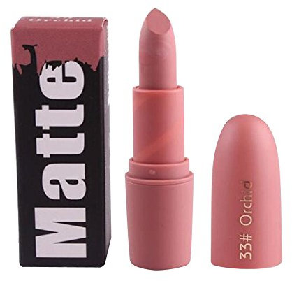 Fulltime® Rouge à lèvres,Miss Rose Hydratant Matte Lipstick Longue Durée Imperméable Lipstick 18 Couleur (33#)