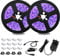 dystaval 10M Schwarzlicht LED Strip, UV LED Strip 33ft UV Schwarzlicht LED Band mit Trafo, 600 Stück 2835-LEDs, 12V 3A Flexible Schwarzlicht Befestigungen für Dekorationsbeleuchtung Partybeleuchtung