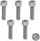 5x VIS CHC M5 (BTR) ACIER INOXYDABLE A2 NORME DIN 912 RVS EMPREINTE 6 PANS CREUX (M5x16)