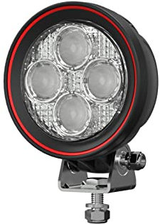 HMH Weldex LED Arbeitsscheinwerfer Rückfahrscheinwerfer rund 20W 40 Grad 1700 Lumen kaltweiss IP69K 12V 24V ECE R10 & ECE R23 Aluminium WDWL-1R20DT40 (WDWL-1R20W40)