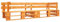 vidaXL Holz Garten Palettensofa 2-Sitzer Lounge Gartensofa Palettenmöbel Gartenmöbel Loungesofa Gartenset Sitzgruppe Sofa In/Outdoor Honigbraun
