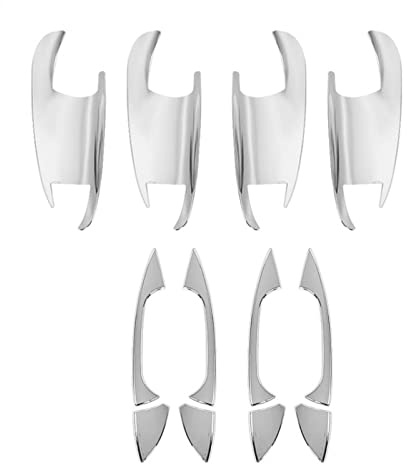 CMQA Auto Türgriff Schale Auto Außentürgriff Türschale Abdeckung Trim Silber Chrom Für Mercedes Für Benz A B C E Klasse 2008-2014 Türgriff Aufkleber