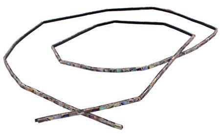 Milisten Klassische Gitarre Abalone-Schale Gitarre Bindung Riemenleiste Bunte Zierleiste für Akustikgitarre Konzertgitarre 795 mm Klassische Gitarre