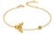 AMTBBK Armband 925 Sterling Silber Honig Königin Bienen Kristal Schmuck Anhänger Armband, Kette Für Damen S925 Sterling Silber Kette Mit Anhänger Biene Und Honigwabe Anhänger