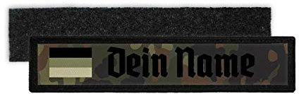 Copytec Patch Bundeswehr Namensschild Altdeutsche Schrift BW gestalten #35491
