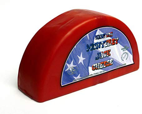 Monterey Jack Cheese 1.8kg Half Wheel American Cheese. Perfect for Cheese Boards, On Burgers & More. from GREAT BRITISH TRADING LIMITED