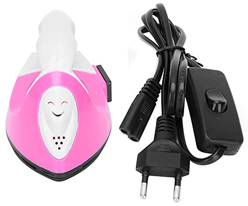 Tnfeeon Mini Plancha eléctrica, máquina de prensado de Calor Hecha a Mano, Plancha de Viaje de calefacción de cerámica para Manualidades de Bricolaje, para Manualidades con Apliques