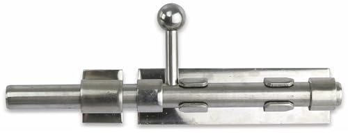 Pestillo de perno soldable, 160 mm, acero inoxidable