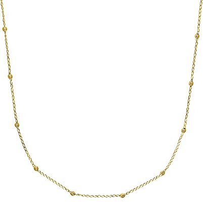 Amor Kette mit Anhänger Damen Halsschmuck, 42+3 cm, Gold, Kommt in Schmuck Geschenk Box, 2027787