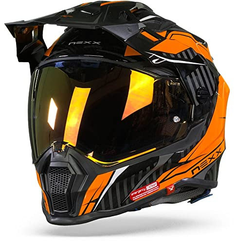 NEXX X.WRL Atika Helm (Gray/Orange,L (59/60))