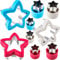 Star Cookie Cutters Set Sandwich Cutters for Kids Star Wars Cookie Cutter 9 pieces Five-Pointed Star Cutter Shaped Biscuit Fondant Cake Cheese Cutter Pastry Mold Christmas Gifts (Assorted Sizes)