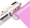 MA Maark Selbstklebende Vinylfolie Plotter Rosa, 30cm x 305cm Permanente Plotter-Vinylfolie mit PET-Träger, leicht zu schneiden und zu entgittern für permanente Aufkleber, Schilder und Bastelprojekte