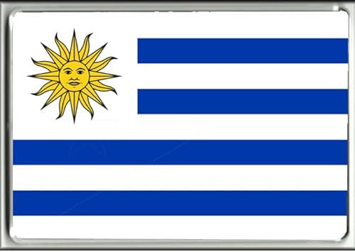 Kühlschrankmagnet mit Uruguay-Flagge