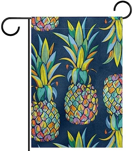 Obstfarbene Kiefer Gartenflagge 30,5 x 45,7 cm, Bauernhaus-Dekoration, Outdoor-Flaggen, doppelseitig, vertikales Banner
