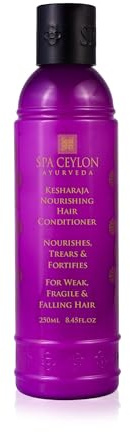 SPA CEYLON Kesharaja Nourishing Hair Conditioner, 250 ml ayurvedische Haarspülung mit Kesharaja, Amla und Hibiskus, stärkend und pflegend, für gesundes, kräftiges Haar