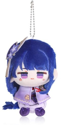 UTIEHD Anime Spielcharakter GI Rucksackanhänger, Niedlicher 10cm Sammler Schlüsselanhänger, Kompakt für Rucksäcke und Schlüssel (RaidenShogun)