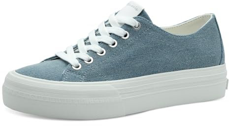 Tamaris Schnürer Damen Vegan sportlich blau,EU 41