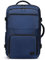 KONO Reiserucksack Handgepäck Flugzeug Groß Rucksack Wasserdicht für Reise Geschäftsreise Weekender (55 x 35 x 20 cm 38L) Navy