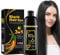Schwarzes Haarfärbeshampoo Sofort-Haarfarben-Shampoo Haarfärbemittel Haarfärbung Color Shampoo langanhaltende Farbe für Männer und Frauen 500ML