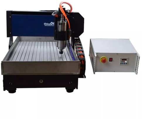 Chinacnczone Stahl CNC 6040 4-Achsen 2200W Mach 3 Gravierer Linearschienenmaschine EU