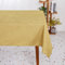 Deconovo Tischdecke Abwaschbar Lotuseffekt Tischdecken Wohnzimmer Esszimmer Tischwäsche Wasserabweisende Küchentischdecke pflegeleicht Tischtuch für Esstisch Küche Garten, 200x130 cm, Gelb, 1 Stück