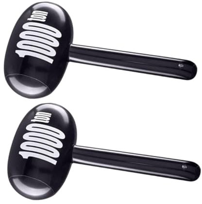 JOINPAYA Cartoon Inflatable Hammer Toys 2pcs Boys and Girls Mallet for Parties Inflatable Toys Balloons Decor Safe Fun for Children