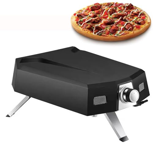 Pizza Oven, Commercial 12-Inch Gas Oven With A Pizza Stone, Propane-Powered And Makes Custom Pizzas, Outdoor Pizza Oven Kit, for Home Restaurant,Backyard Camping