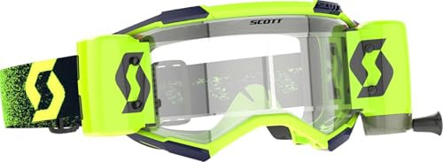 SCOTT Roll-Off Motocross Brille Fury WFS, Neon Grün Gelb, 278596