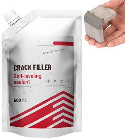 Poludatly 500ml Concrete Crack Filler, Concrete Repair Sealant, Concrete Patch And Repair, Cracked Tile Filler, Repair Filler Asphalt Patch, High Elastic Filler