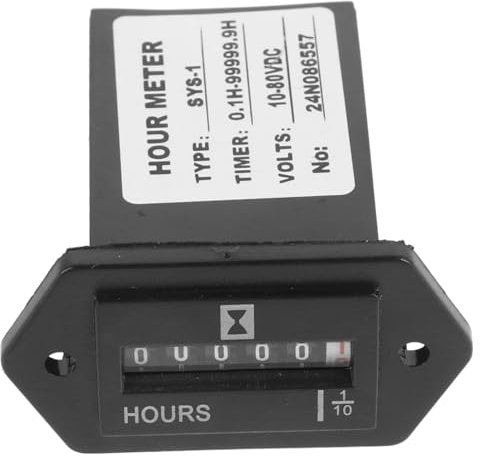 HEALEEP Car Timer Für Fahrzeuge Tragbares Timing-werkzeug Für Rasenmäher Und Baumaschinen Einfache Installation Und Präzise Zeiterfassung Für Wartungszwecke