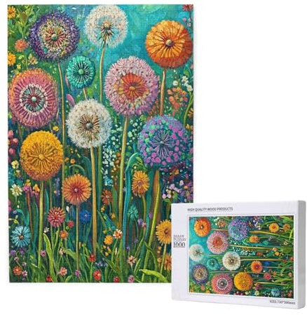 Puzzle 3000 Teile Bunt Klassische Puzzles für Erwachsene Blume Anspruchsvolles und Lustig Kreatives Unterhaltungsspiel, Holzpuzzle für Erwachsene Als Geburtstags Feiertage Geschenk fur Frauen 2T-1207