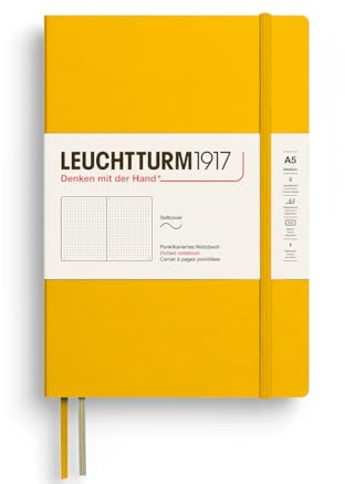 LEUCHTTURM1917 Notizbuch Medium A5 Softcover, dotted, Sunflower