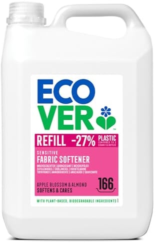 Ecover Weichspüler Konzentrat, Apfelblüte & Mandel, 5L