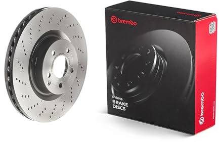 Brembo 09.B746.61 UV Coated vented drilled Front Brake Rotor MERCEDES-BENZ OE# A0004211412