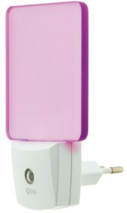 Otio - Veilleuse Crépusculaire Automatique - Fonctionnement Automatique s'allume la Nuit, s'éteint le Jour - Intensité Lumineuse Soft - Pas d'Ampoule à Changer - Rose