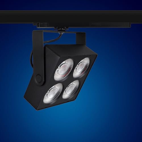 Mextronic 3-Phasen-LED-Strahler für Stromschienen LED 3 Phasen Strahler MATRIX-B 40W Neutralweiß für Schienensystem