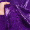 Lila Paillettenstoff 91 cm Waschbar - Funkelnder Polsterstoff Zuschnitt von The Yard - Sternenstoff zum Nähen für Pailletten-Kissen und Frauen Tücher