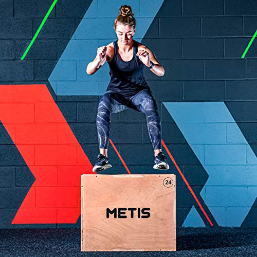 Forza 3-in-1 Plyo Jump Box - Krafttraining | Indoor Box aus Holz | 51cm, 61cm, 76cm